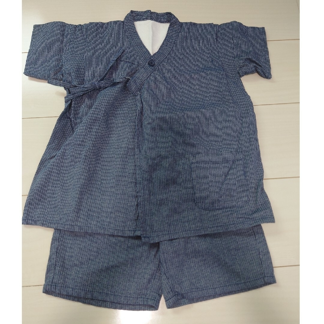 MUJI (無印良品)(ムジルシリョウヒン)の甚平　120センチ キッズ/ベビー/マタニティのキッズ服男の子用(90cm~)(甚平/浴衣)の商品写真