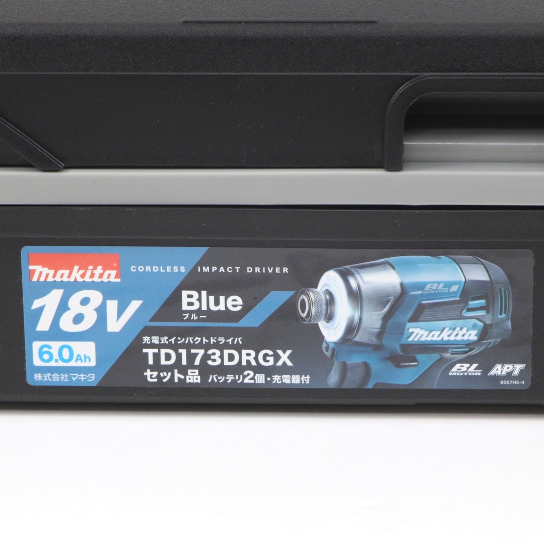 Makita(マキタ)の$$ MAKITA マキタ 充電式インパクトドライバ TD173DRGX ブルー 18V 6.0Ah 開封未使用品 インテリア/住まい/日用品のインテリア/住まい/日用品 その他(その他)の商品写真