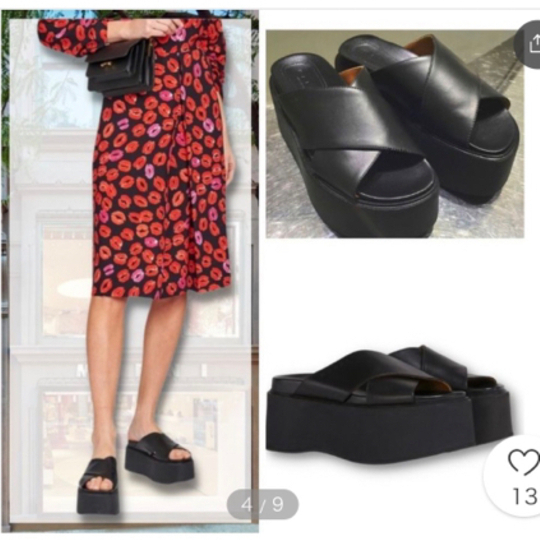 MARNI - ⭐︎MARNI⭐︎カーフスキンウェッジサンダルの通販 by MARNI - ⭐︎MARNI⭐︎カーフスキンウェッジサンダルの通販 by