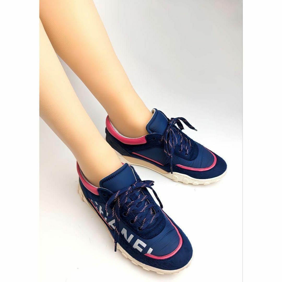 CHANEL - 新品そっくりさん⭐CHANELシャネル ロゴスニーカー 36 CHANEL - 新品そっくりさん⭐CHANELシャネル ロゴスニーカー 36