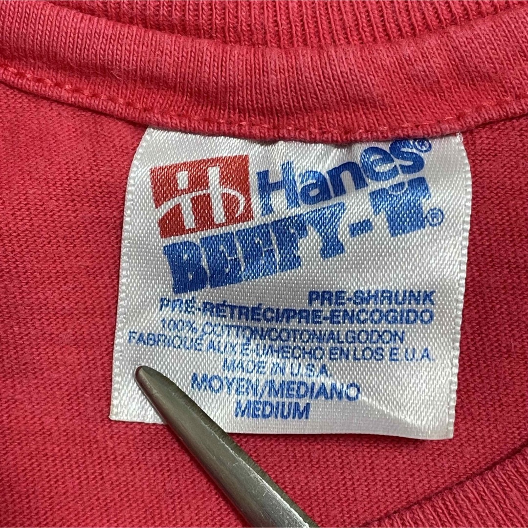 Hanes(ヘインズ)の【HANES】90s USA製 Tシャツ シングルステッチ カナダ アーチロゴ メンズのトップス(Tシャツ/カットソー(半袖/袖なし))の商品写真