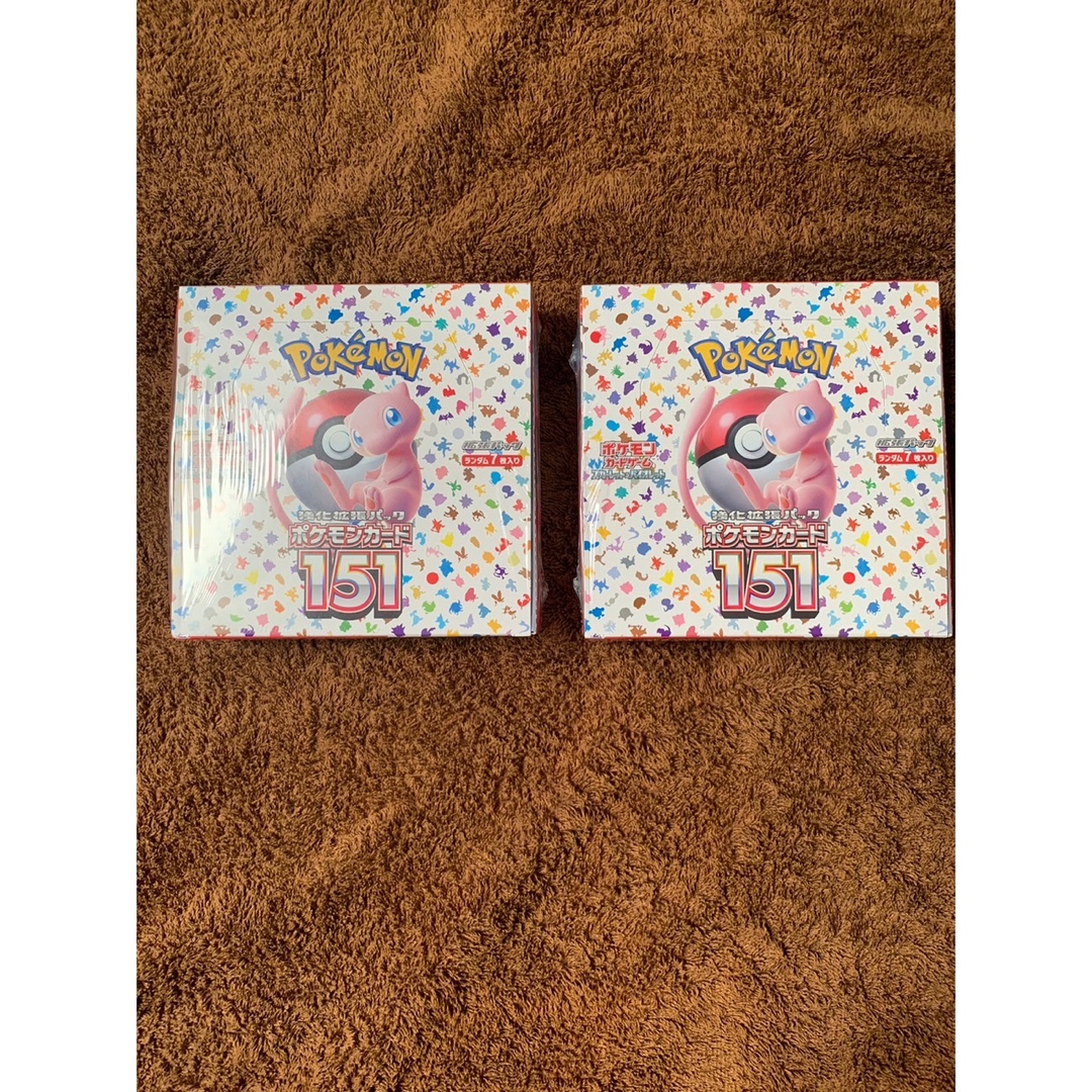 ポケモン - ポケモンカード151 BOXシュリンク付き　2BOX