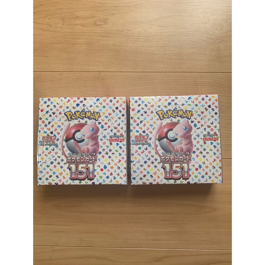ポケモンカード151 BOXシュリンク付き　2BOX