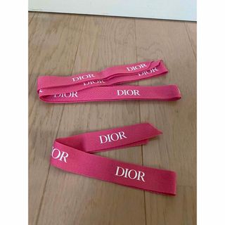 ディオール(Dior)のDior ディオール　ピンク　リボン　2本セット(ラッピング/包装)