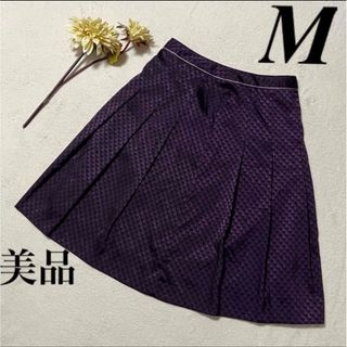 大特価セール中　パールマシェール Parl masel💞スカート　紫　M 即発送(ひざ丈スカート)