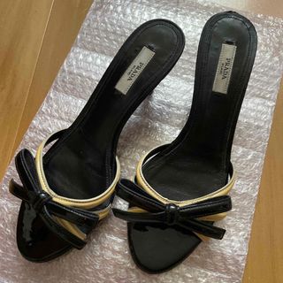 PRADA プラダ サンダル ミュール 和柄 25-