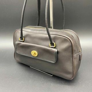 コーチ(COACH)の【美品】coach コーチ　肩掛け ターンロック　レザー　本革　トートバッグ(トートバッグ)