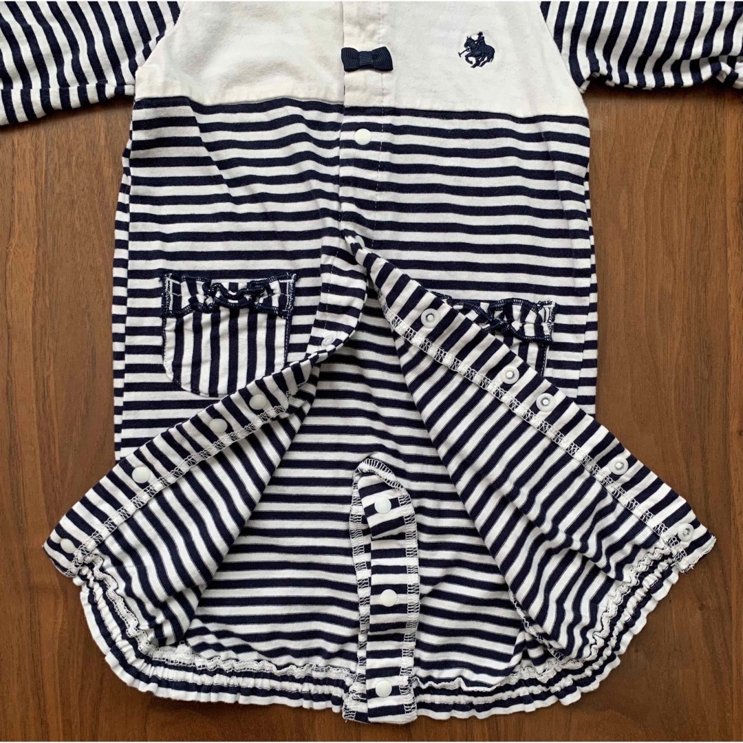 POLO（RALPH LAUREN）(ポロ)のPOLO ベビー 新生児 ロンパース ツーウェイオール ベビー服 キッズ/ベビー/マタニティのベビー服(~85cm)(カバーオール)の商品写真