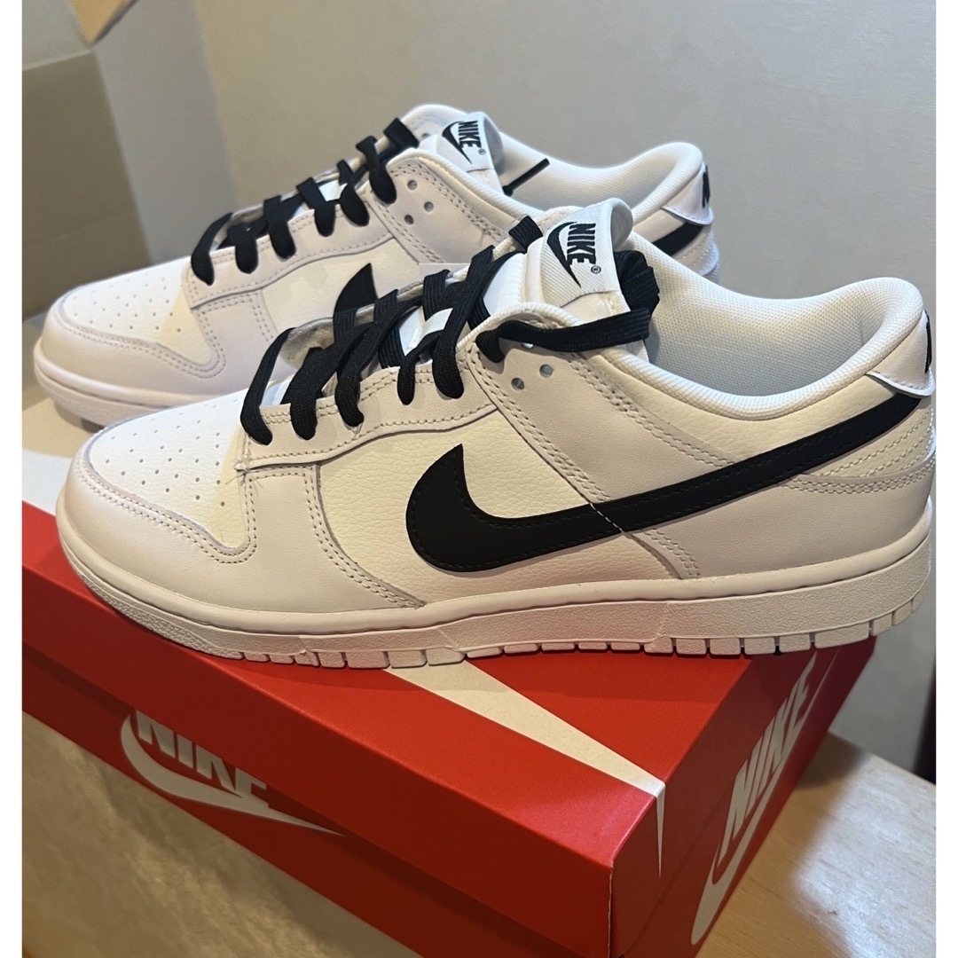 NIKE DUNK LOW RETRO WHITE/BLACK ダンク