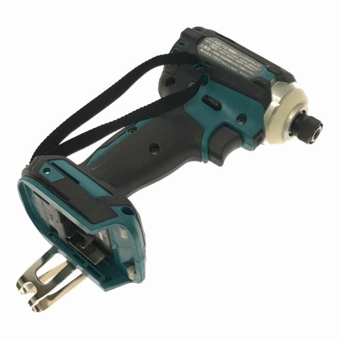 ☆比較的綺麗☆ makita マキタ 18V 充電式インパクトドライバ TD171D 青/ブルー 充電器 ケース付き 電動工具 大工道具 74825