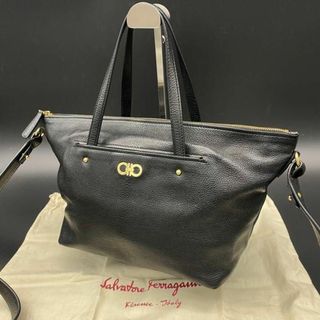 サルヴァトーレフェラガモ(Salvatore Ferragamo)の【美品】フェラガモ　2way ガンチーニ　ショルダーバッグ　ハンドバッグ　バッグ(トートバッグ)