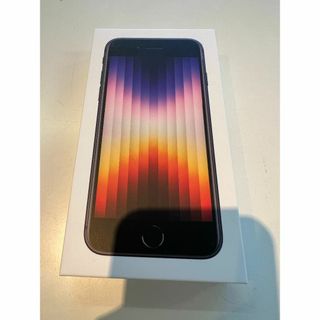 アップル(Apple)の超美品 SIMフリー iphone SE3 64GB バッテリー100%(スマートフォン本体)