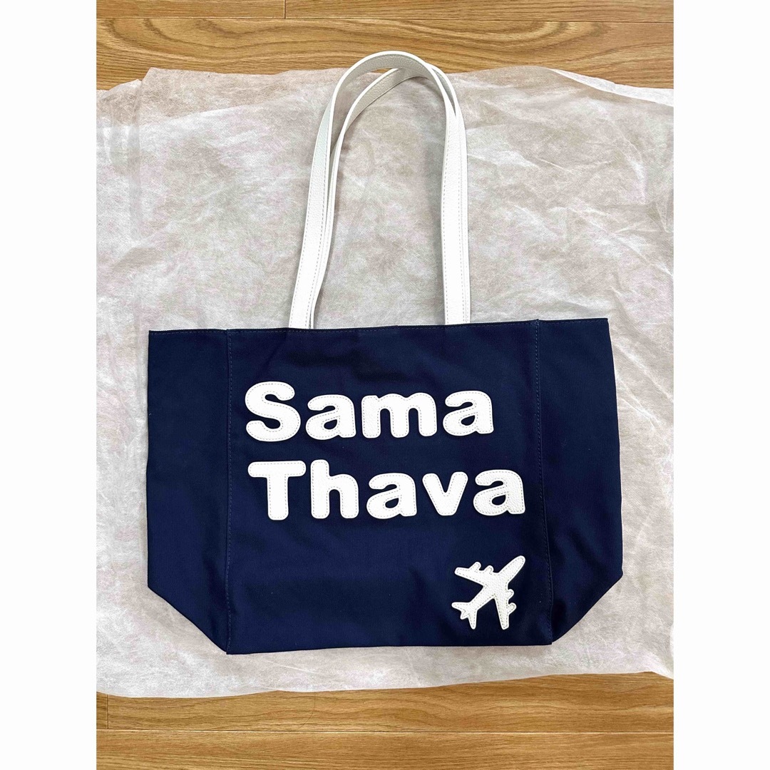 Samantha Thavasa(サマンサタバサ)の未使用　サマンサタバサ　パッチワークトートバッグ　羽田空港　第２ターミナル店限定 レディースのバッグ(トートバッグ)の商品写真