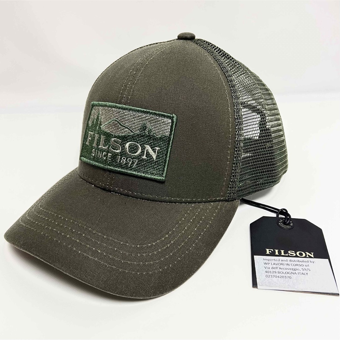 FILSON(フィルソン)の新品 FILSON フィルソン ロガー メッシュ キャップ 帽子 CAP ロゴ メンズの帽子(キャップ)の商品写真