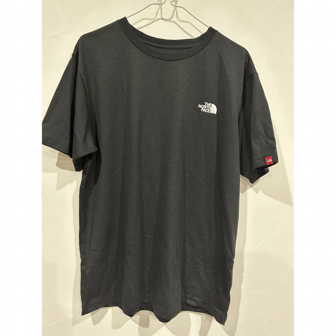 THE NORTH FACE  メンズ ブラック バックプリント半袖Tシャツ