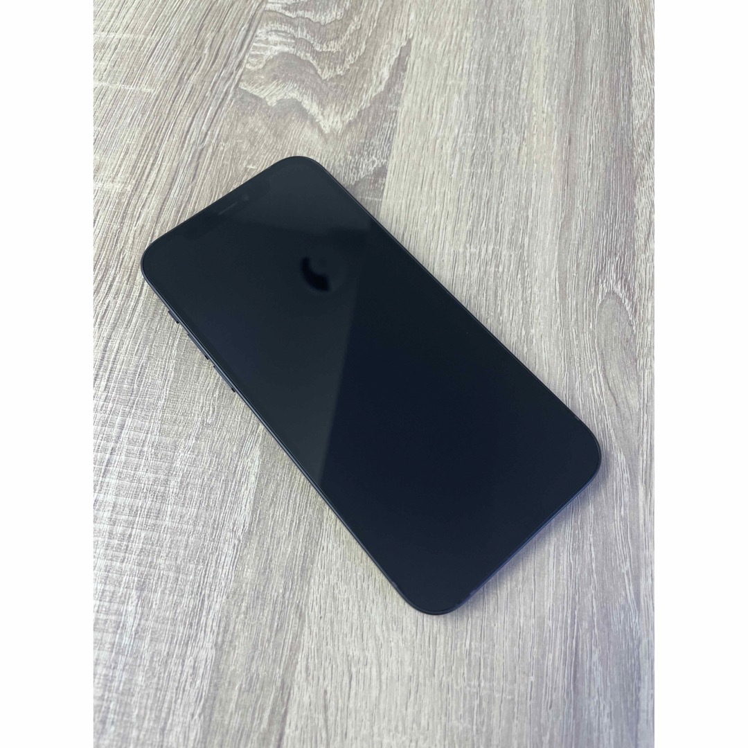 クリスマスローズ iPhone12 64GB SIMフリー ブラック バッテリ97