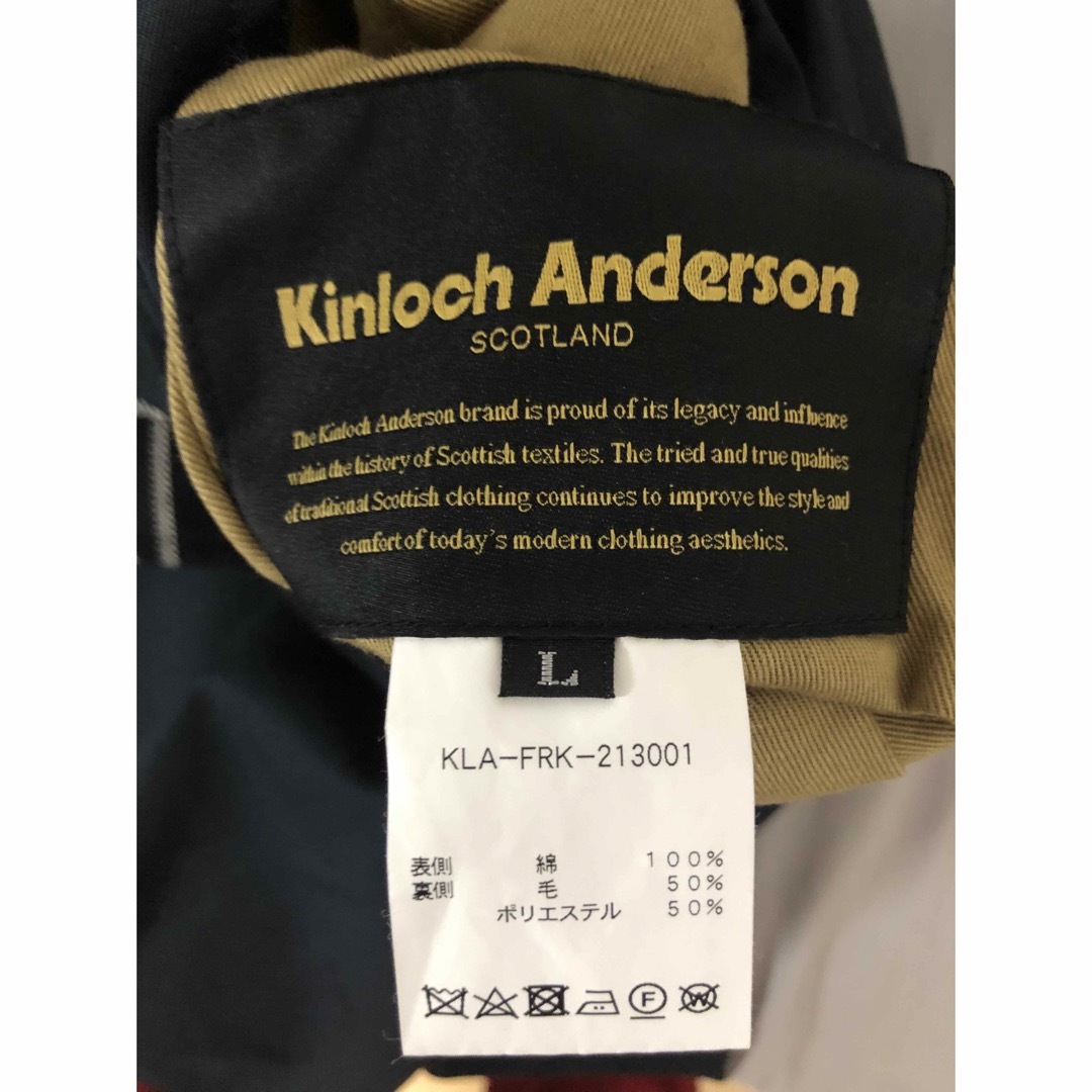 【Kinloch Anderson】ステンカラーコート