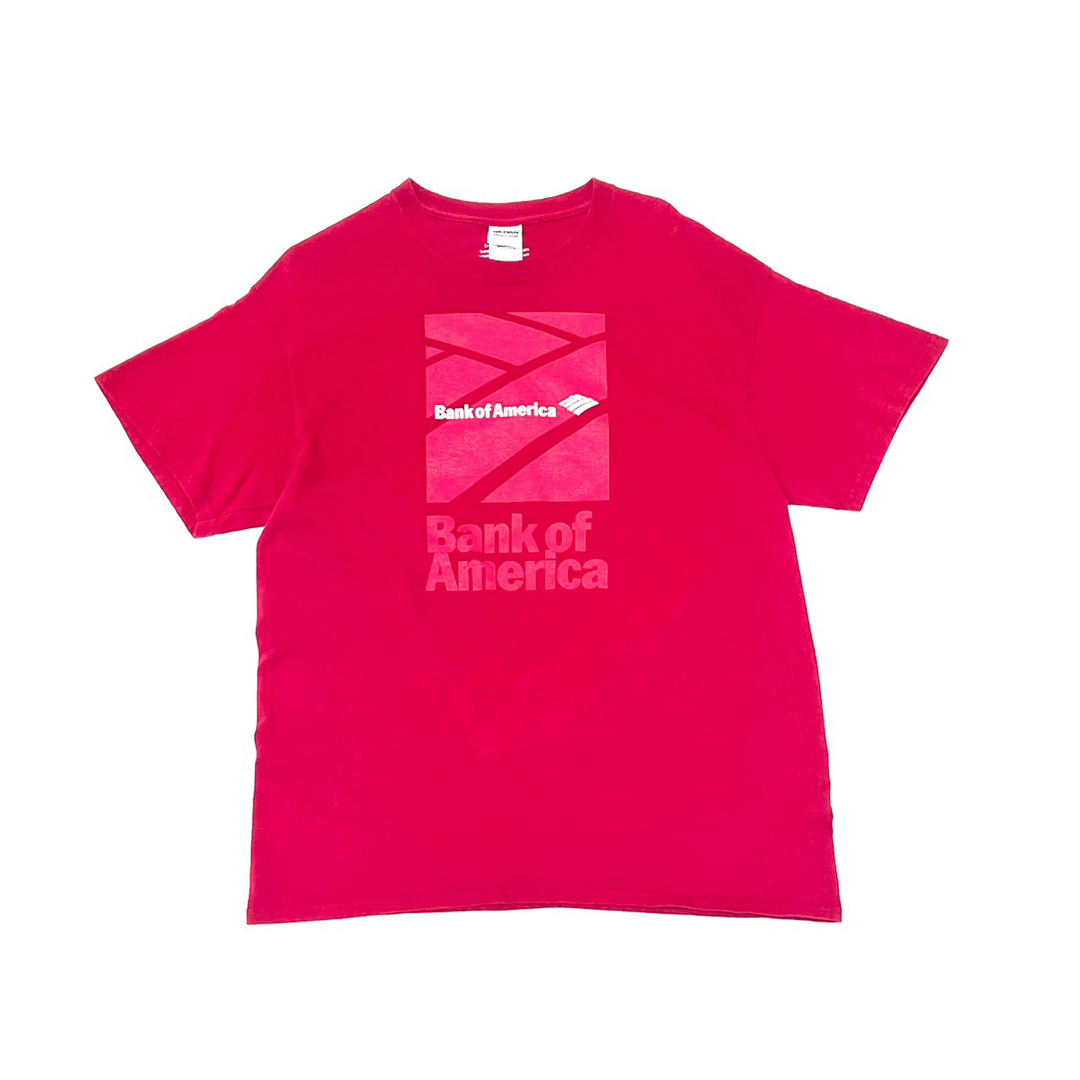 Bank of America バンク・オブ・アメリカ 半袖Tシャツ Lサイズ