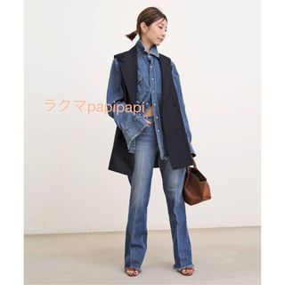 アパルトモンドゥーズィエムクラス(L'Appartement DEUXIEME CLASSE)の美品 L'Appartement Ventile W Vest ベスト(ベスト/ジレ)