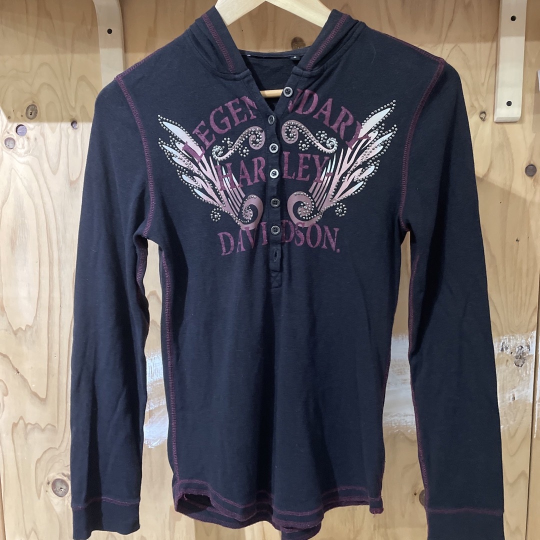 Harley Davidson(ハーレーダビッドソン)のHARLEY-DAVIDSON レディース【Sサイズ】 レディースのトップス(Tシャツ(長袖/七分))の商品写真