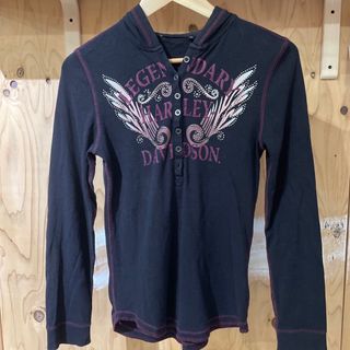 ハーレーダビッドソン(Harley Davidson)のHARLEY-DAVIDSON レディース【Sサイズ】(Tシャツ(長袖/七分))