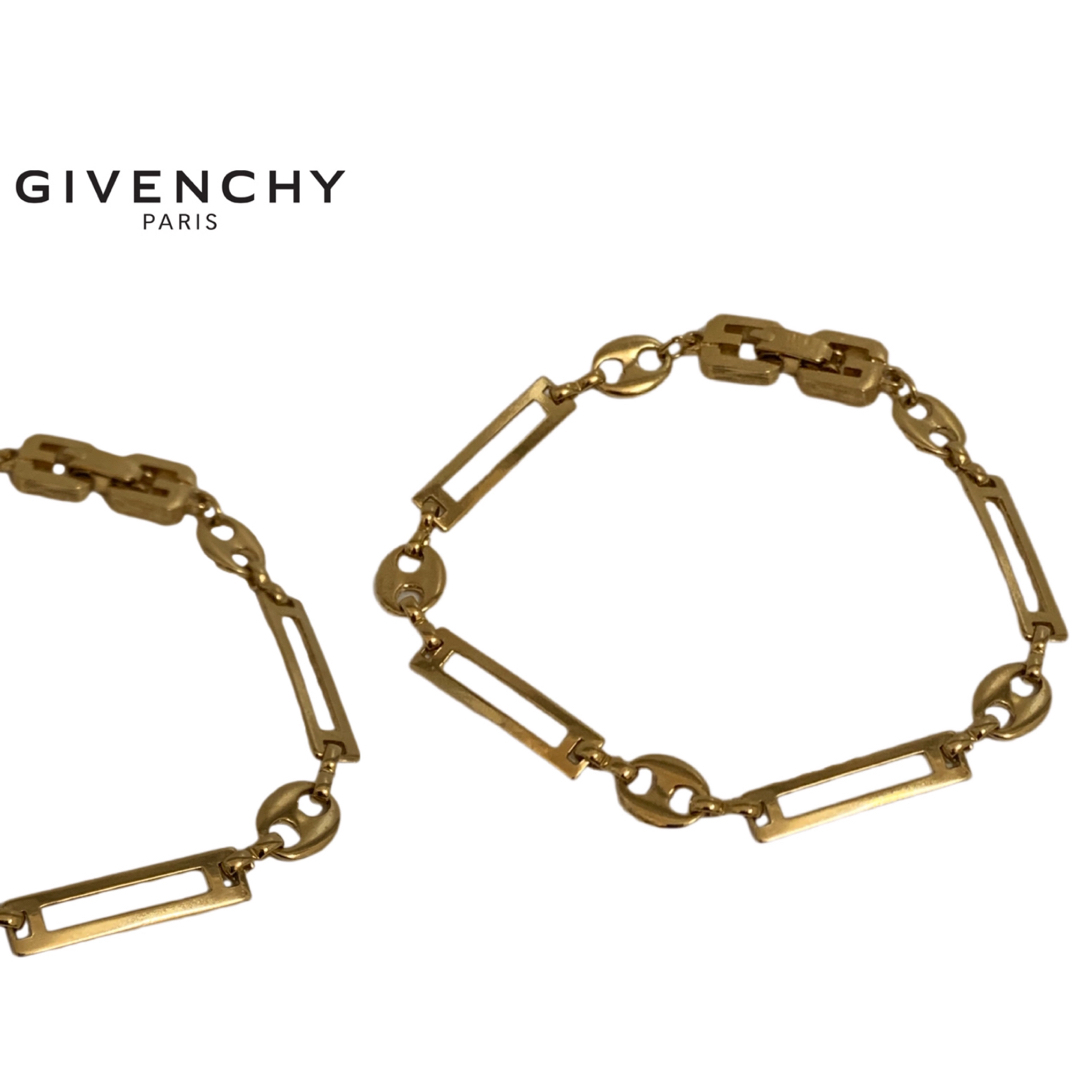 GIVENCHY PARIS VINTAGE 1980s デザインブレスレット | mdh.com.sa