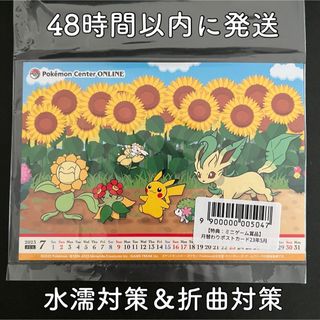 ポケモン(ポケモン)のポケモン ミニゲーム賞品 月替わりポストカード カレンダー(キャラクターグッズ)