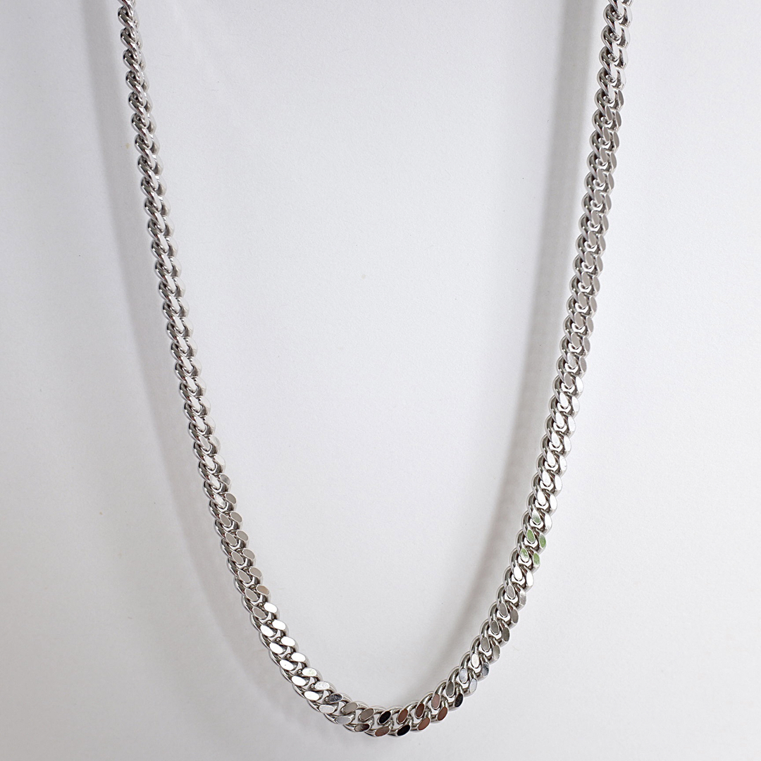 TOM WOOD(トムウッド)の新品正規品 tom wood curb chain L ネックレス 24.5 メンズのアクセサリー(ネックレス)の商品写真