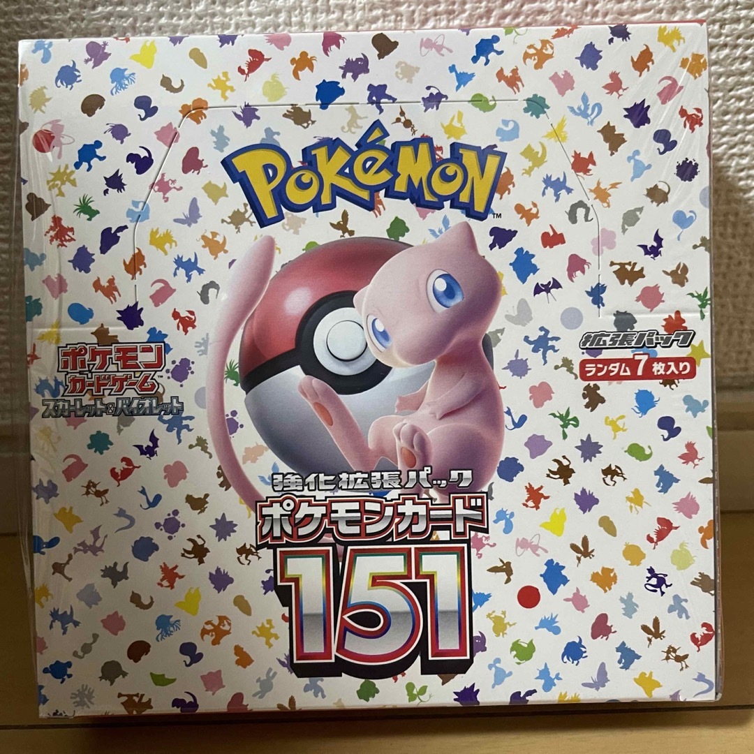 強化拡張パック ポケモンカード151 BOX 新品未開封 シュリンク付き