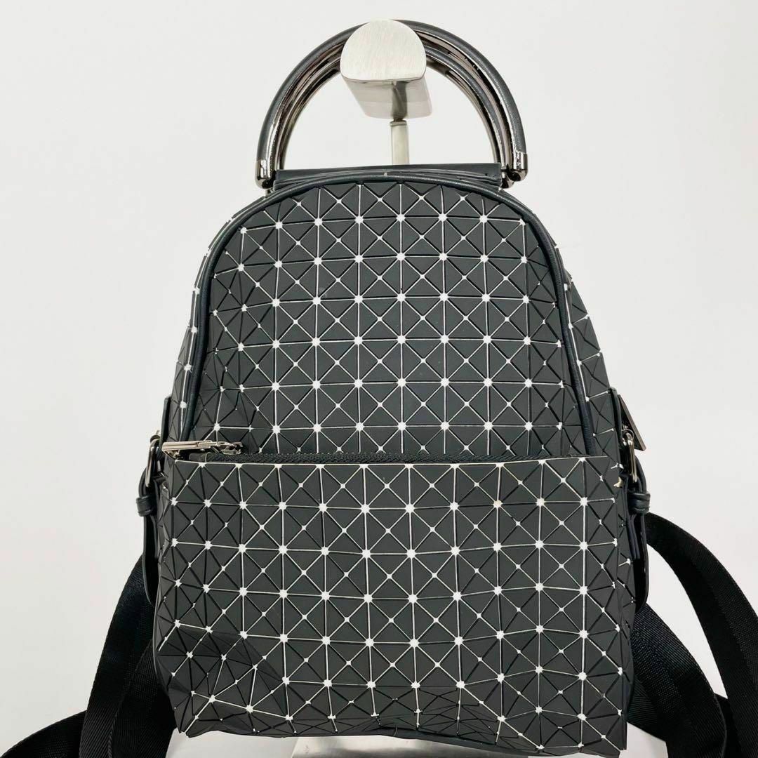 BaoBaoIsseyMiyake(バオバオイッセイミヤケ)の《未使用級》希少デザイン BAOBAO ISSEY MIYAKE レザーリュック メンズのバッグ(バッグパック/リュック)の商品写真