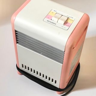 今月までの出品【レトロ家電】三菱ファンストーブ　ジャンク品