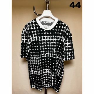 マルタンマルジェラ(Maison Martin Margiela)の新品 44 20aw マルジェラ ポルカドット柄 黒 半袖Tシャツ 2096(Tシャツ/カットソー(半袖/袖なし))