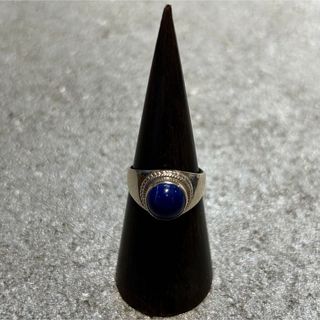 VINTAGE ヴィンテージシルバー925 ラピスラズリデザインリングの通販 ...