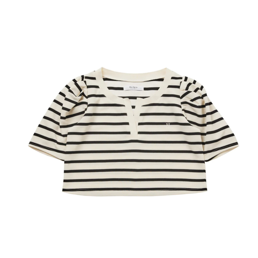 Saint-Louis Striped Top white