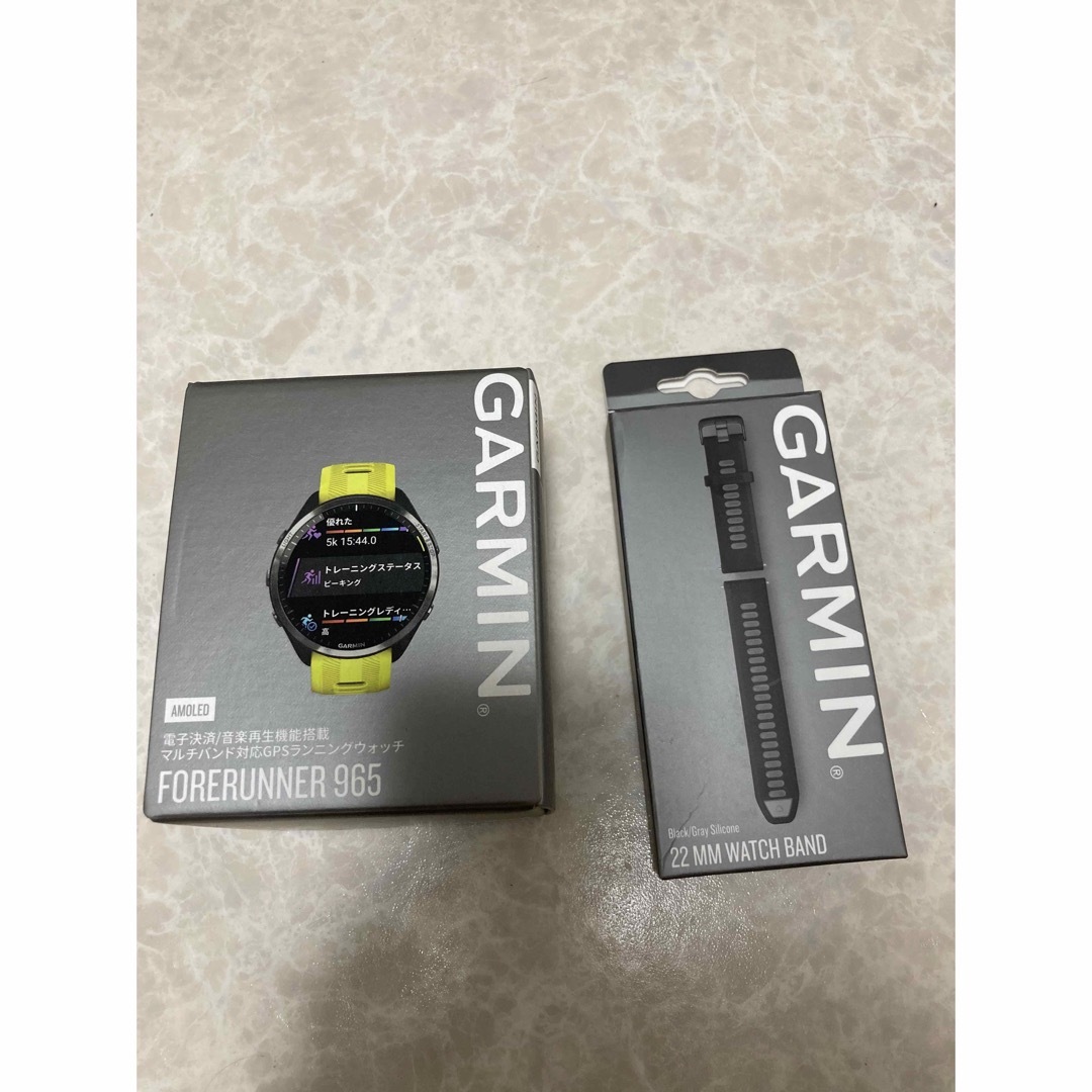 GARMIN(ガーミン)のガーミン GARMIN Forerunner 965 アンプイエロー メンズの時計(腕時計(デジタル))の商品写真