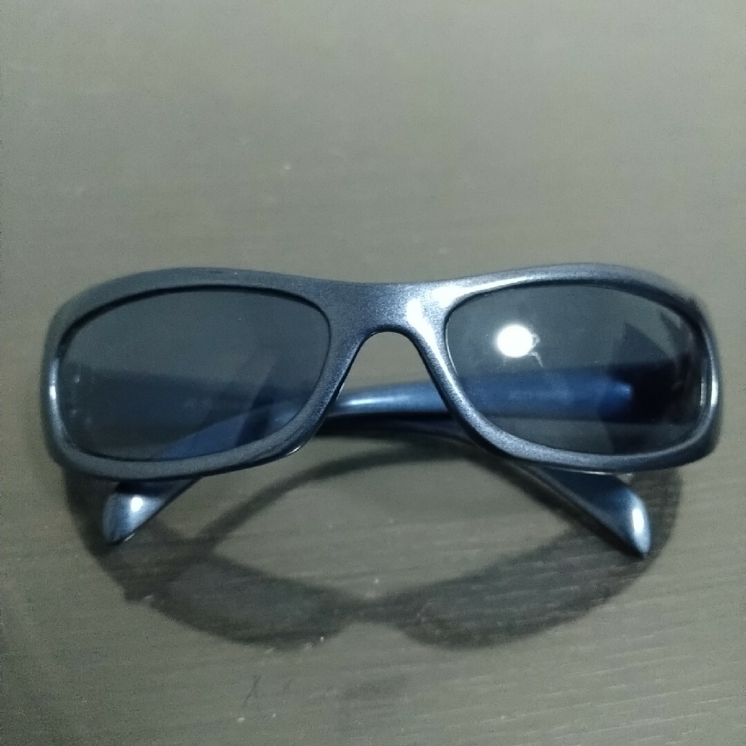 サングラス　ダークブルー　ユニセックス メンズのファッション小物(サングラス/メガネ)の商品写真