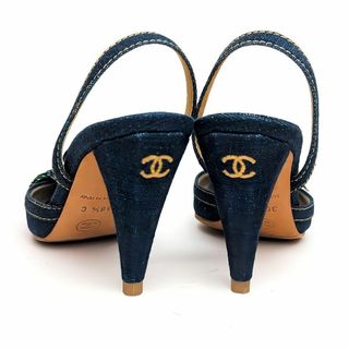 CHANEL - 新品そっくりさん⭐CHANELシャネル カメリア デニムサンダル