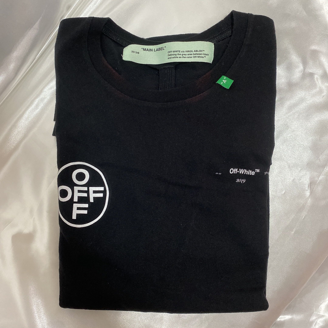 OFF-WHITE ロングTシャツ ロンt ステンシル アロー ビッグロゴ - T