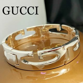 グッチ(Gucci)の新品仕上 廃盤 希少 グッチ Gモチーフ ブレスレット バングル シルバー(ブレスレット)