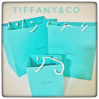 ティファニー(Tiffany & Co.)のティファニー　ショッパー　①中　中小　極小3枚セットTIFFANY&CO　　　　(ショップ袋)