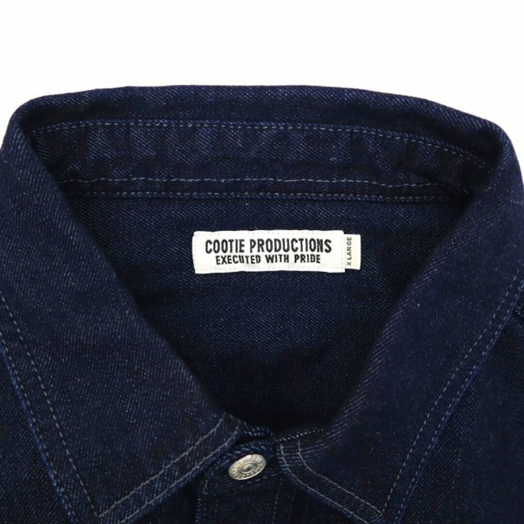 COOTIE(クーティー)のクーティー Denim Work Shirt デニム ワークシャツ XL メンズのトップス(シャツ)の商品写真