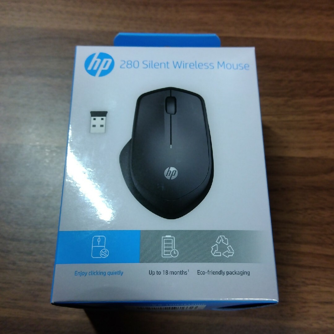 HP 280 Silent Wireless Mouse 静音ワイヤレスマウス スマホ/家電/カメラのPC/タブレット(PC周辺機器)の商品写真