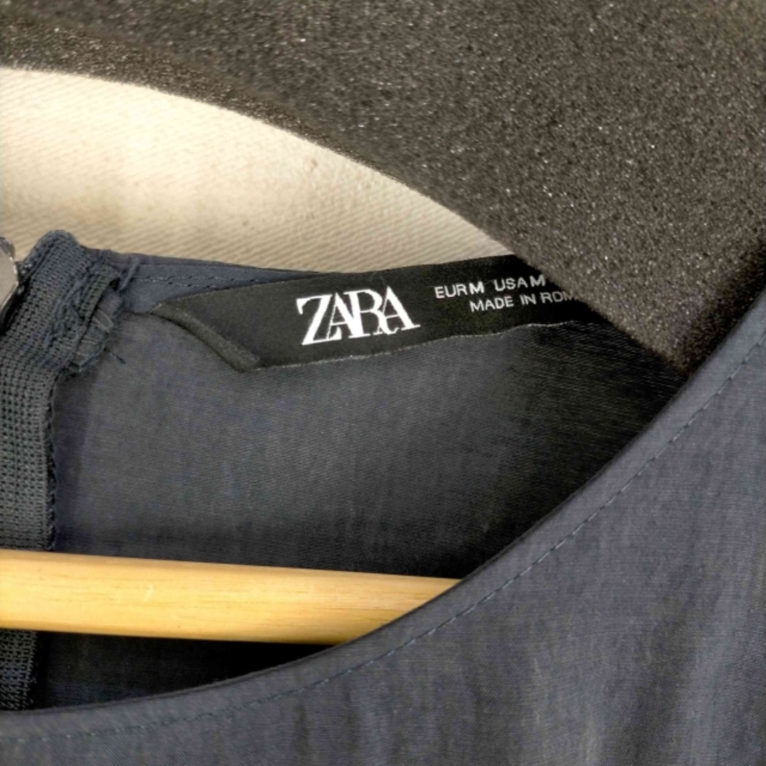 ZARA(ザラ) バンダナ柄切替ベルテッドシャツワンピース レディース 5