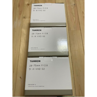 タムロン(TAMRON)の【新品未開封】3台 タムロン 28-75mm F/2.8（Model A063）(レンズ(ズーム))