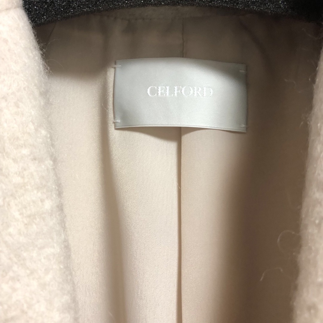 新品未使用タグ付✦38サイズCELFORD シャギーロングコート✦レディース