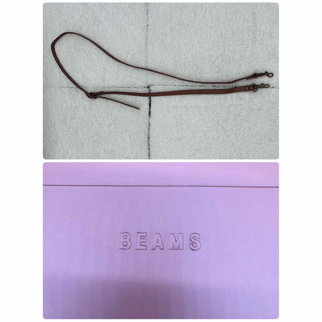 BEAMS(ビームス)の【BEAMS】ビームス ショルダーバック レザー ブラウン メンズのバッグ(ショルダーバッグ)の商品写真