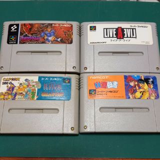 スーパーファミコン　カセット4本セット(家庭用ゲームソフト)