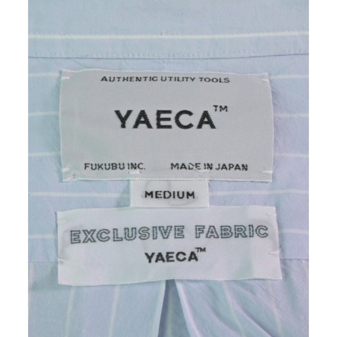 YAECA(ヤエカ)のYAECA ヤエカ カジュアルシャツ M 青x白(ストライプ) 【古着】【中古】 メンズのトップス(シャツ)の商品写真