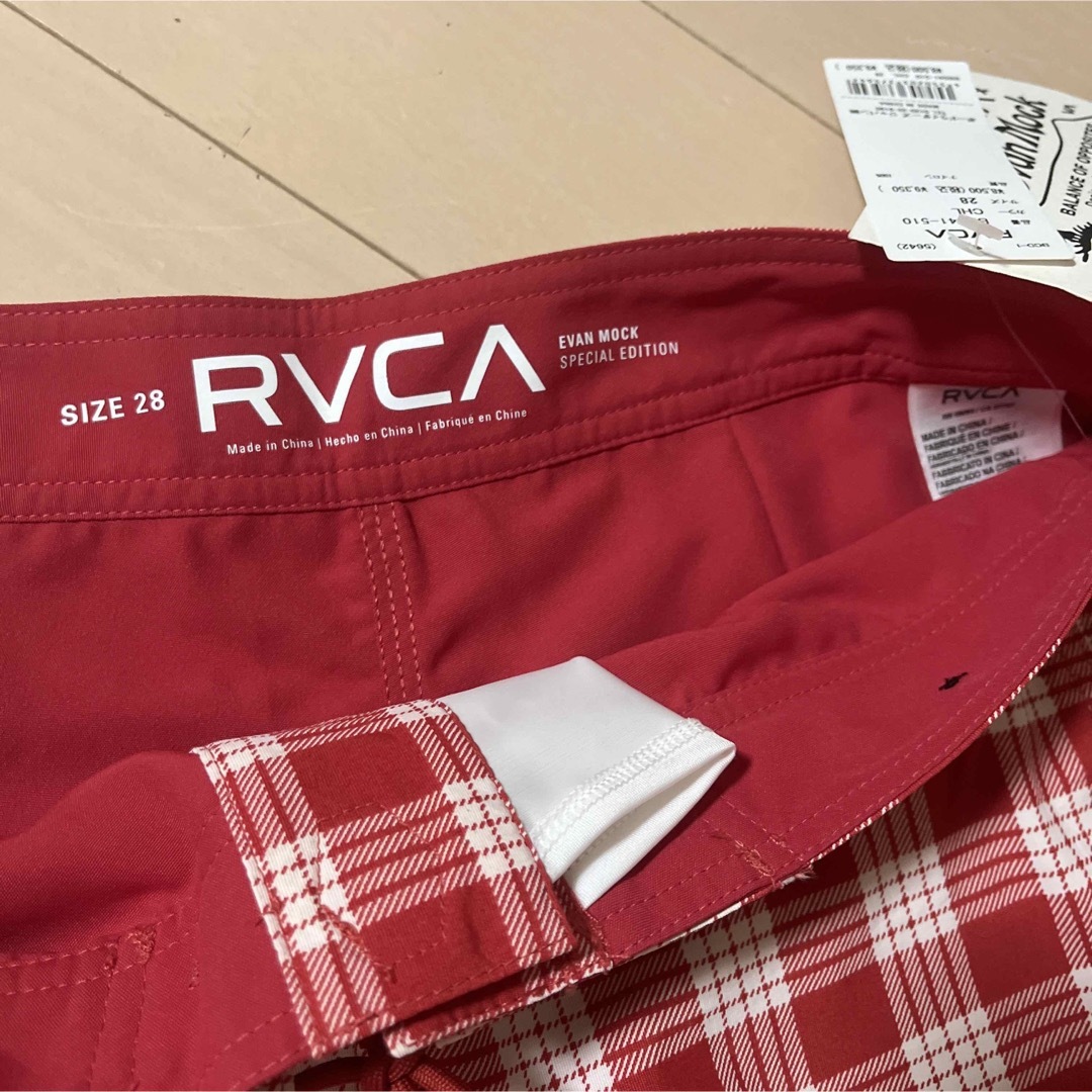 RVCA(ルーカ)のルーカ　RVCA 水着　チェック柄 メンズの水着/浴衣(水着)の商品写真