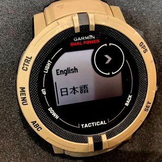 ガーミン(GARMIN)のガーミンInstinct2DualPower【中古】KB-7318(腕時計(デジタル))